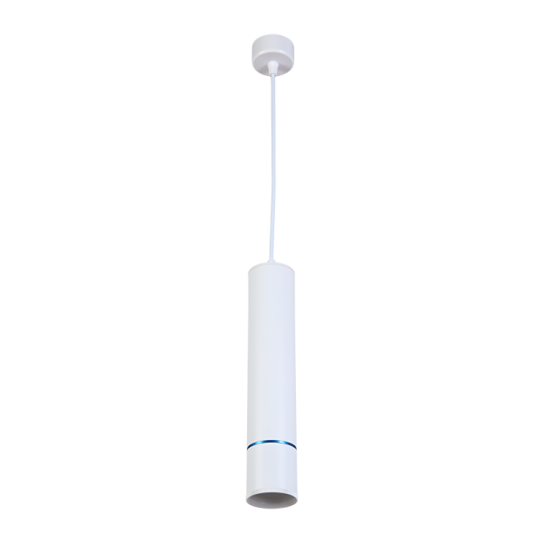 Lampa sufitowa wisząca biała tuba led dwie opcje regulowana długość slide home lampy